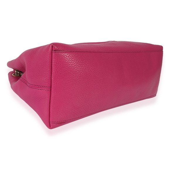 Gucci Purple Leather Soho Chain Tote - Picture 6 of 7